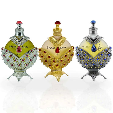 Hareem Al Sultan Oil Trio Pack 35ml – Luxury by Khadlaj
