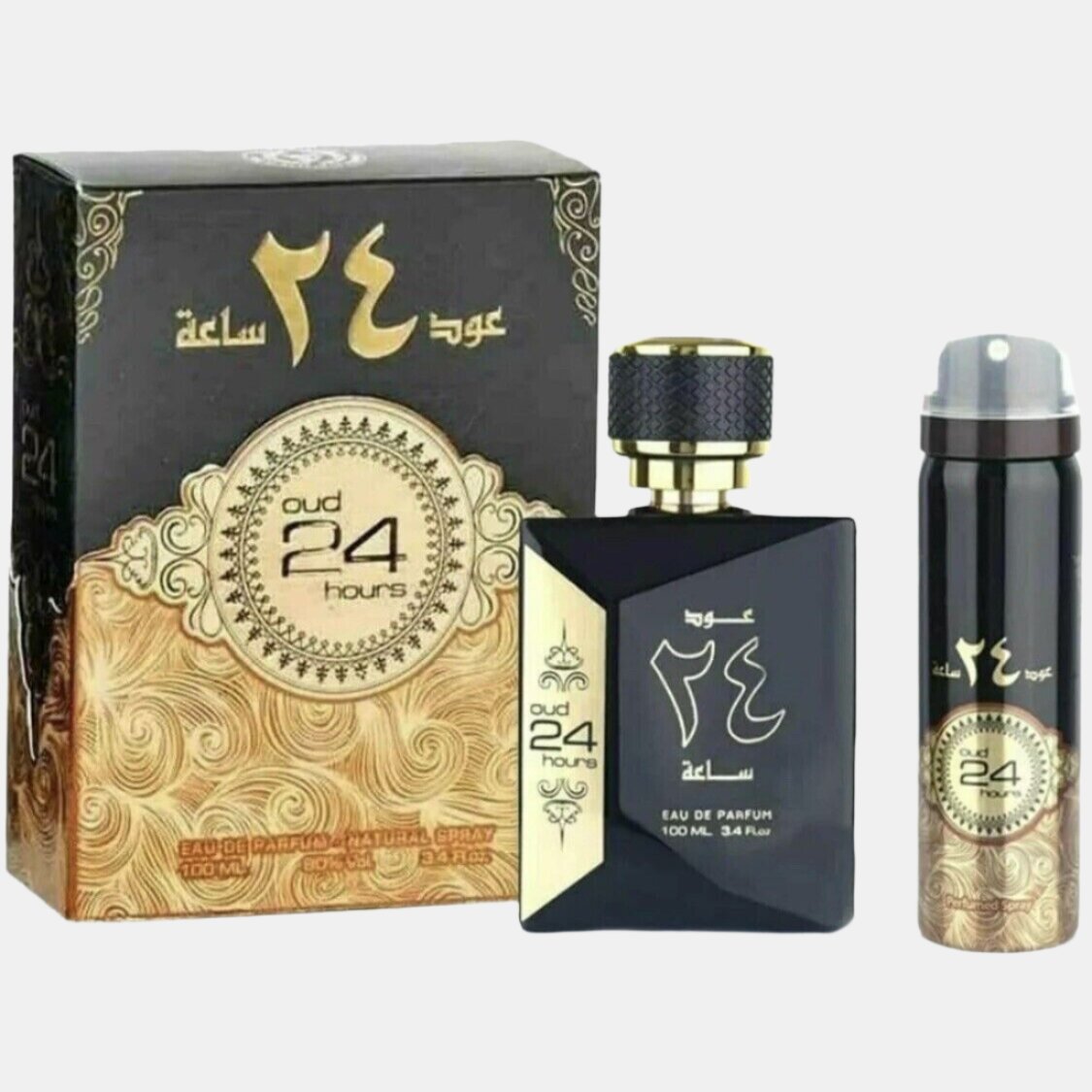 Oud 24H Combo (Perfume + Deo) - Black Orchid Floral