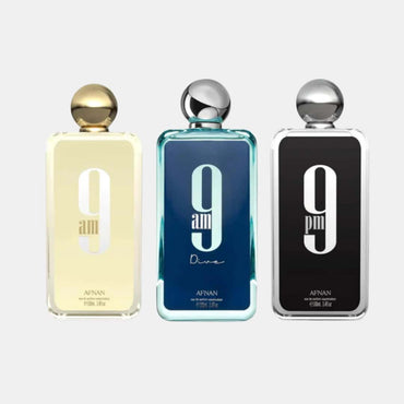 9AM, 9AM Dive & 9PM Multi Pack - Afnan Perfumes Set