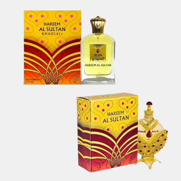 Hareem Al Sultan Gold Combo – Oil & EDP | Khadlaj