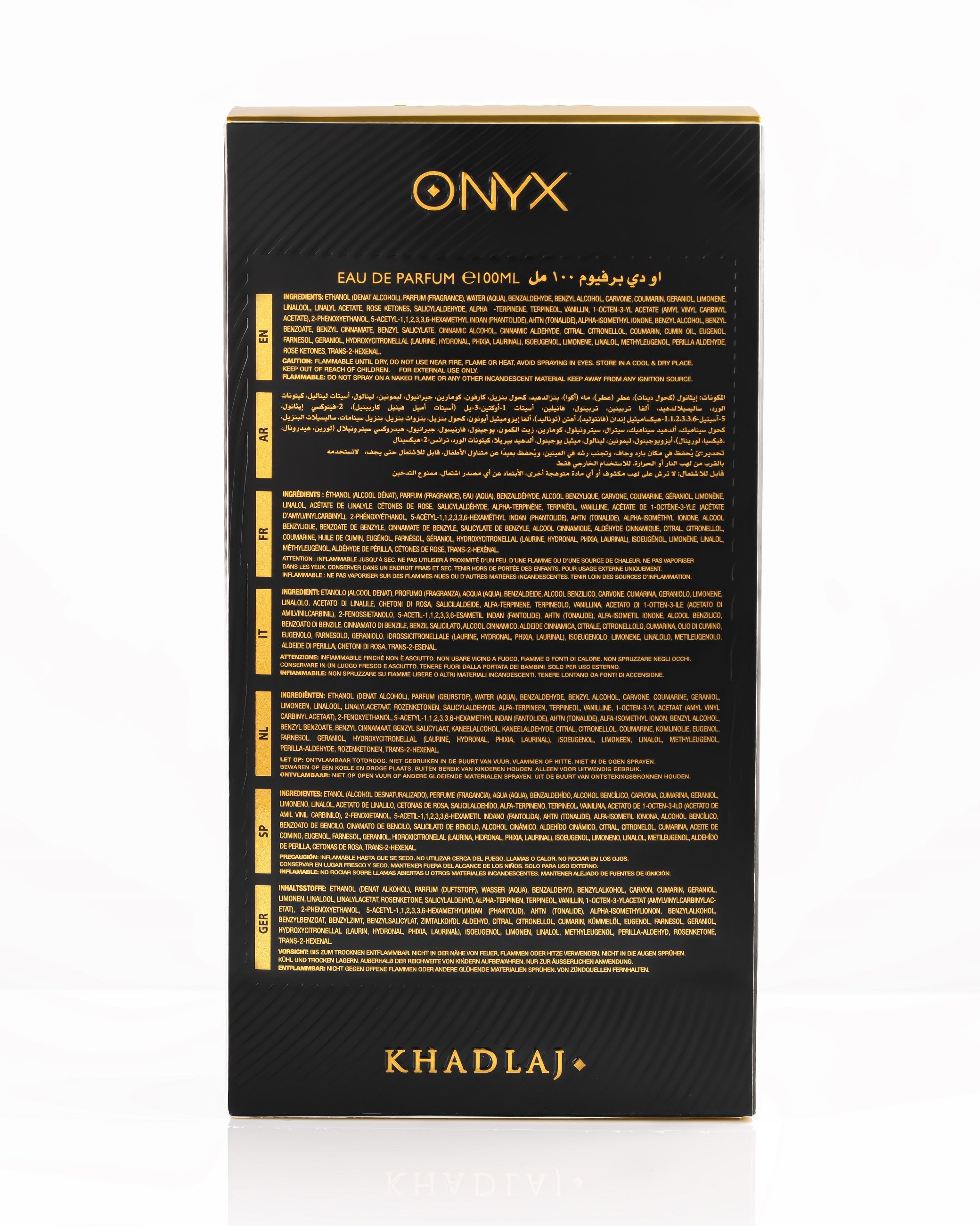 Khadlaj Onyx Gold EDP 100ml