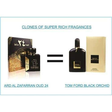Oud 24H Combo (Perfume + Deo) - Black Orchid Floral | Best Arabian Perfume