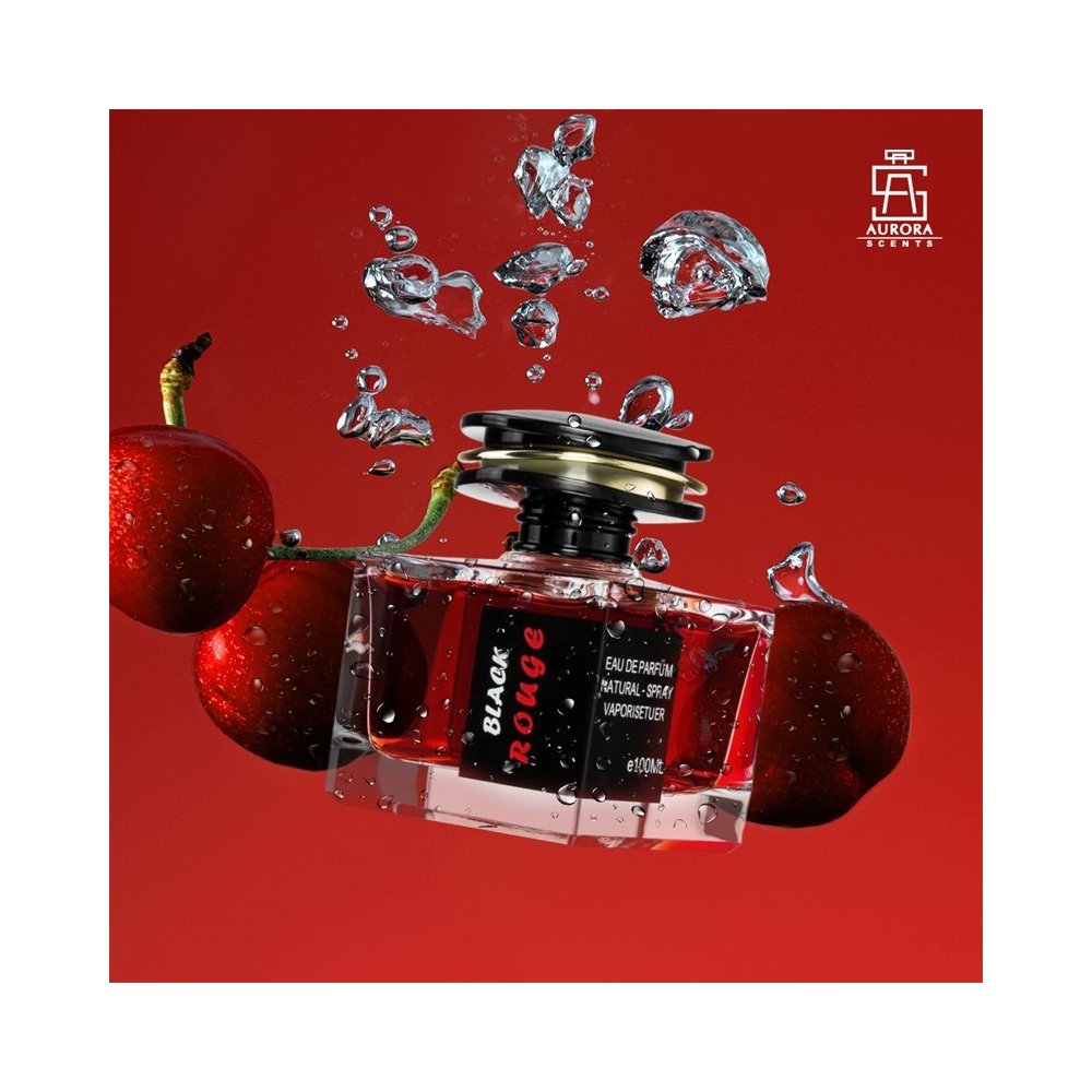 Aurora Scents Black Rouge EDP 100ml with fragrance ingredients
