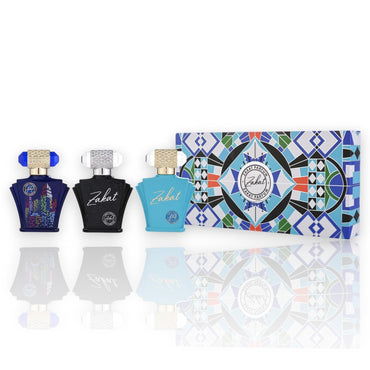 Zakat Men's Fragrance Gift Set Z6 Z7 Z9 Eau de Parfum 3 x 30ml